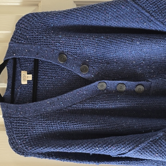 A.N.A BRAND WOMEN'S PLUS SIZE PETITE BLUE PULLOVER SWEATER SIZE PXXL - Picture 4 of 16